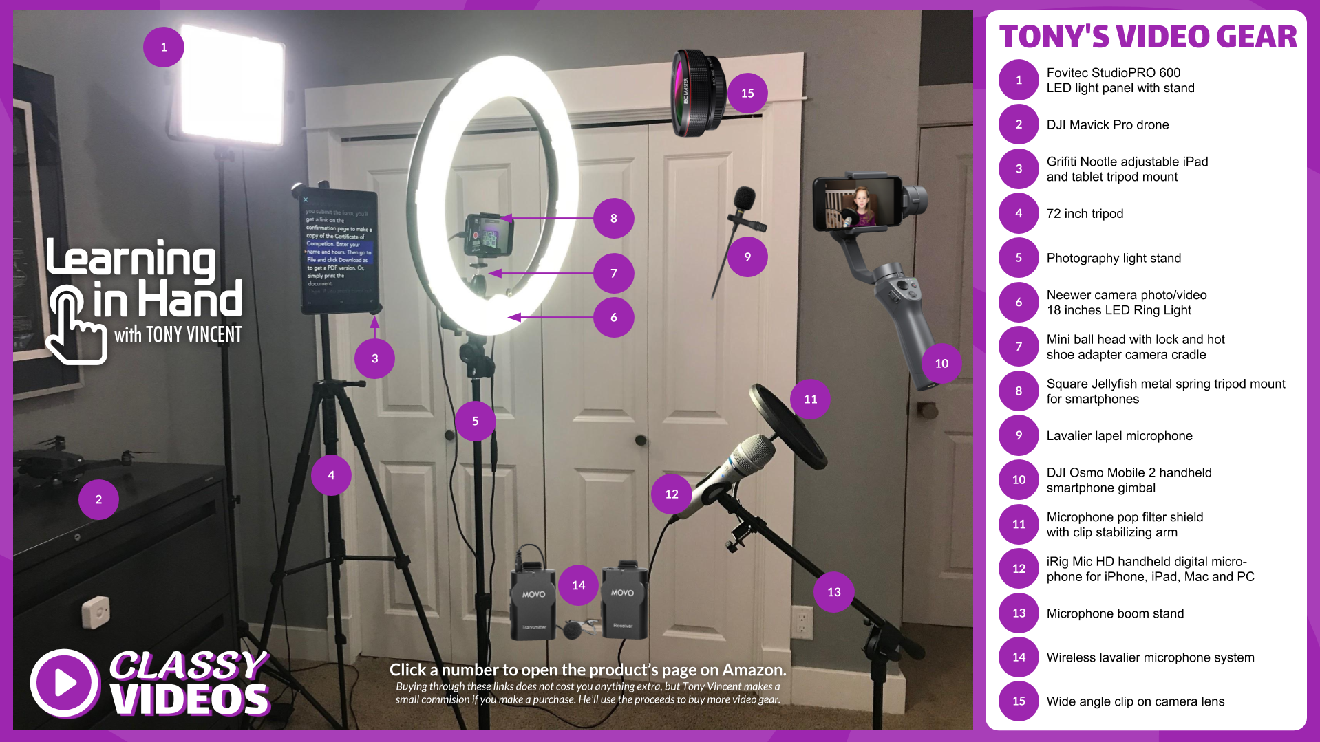 Perfect Illumination with a Ring Light — Learning in Hand with Tony Vincent