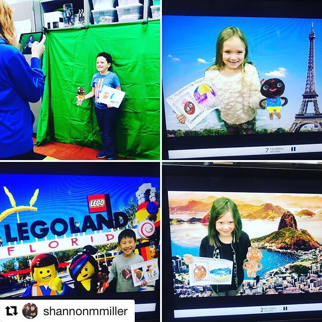 #Repost @shannonmmiller check out where all these Gingerbread men are going! ・・・
Today our Gingerbread Men are traveling around the world using @doinkapps 😊The kids are going to love seeing these! 🎄❤️#vanmeter #futurereadylibs #tlchat #greenscreen 