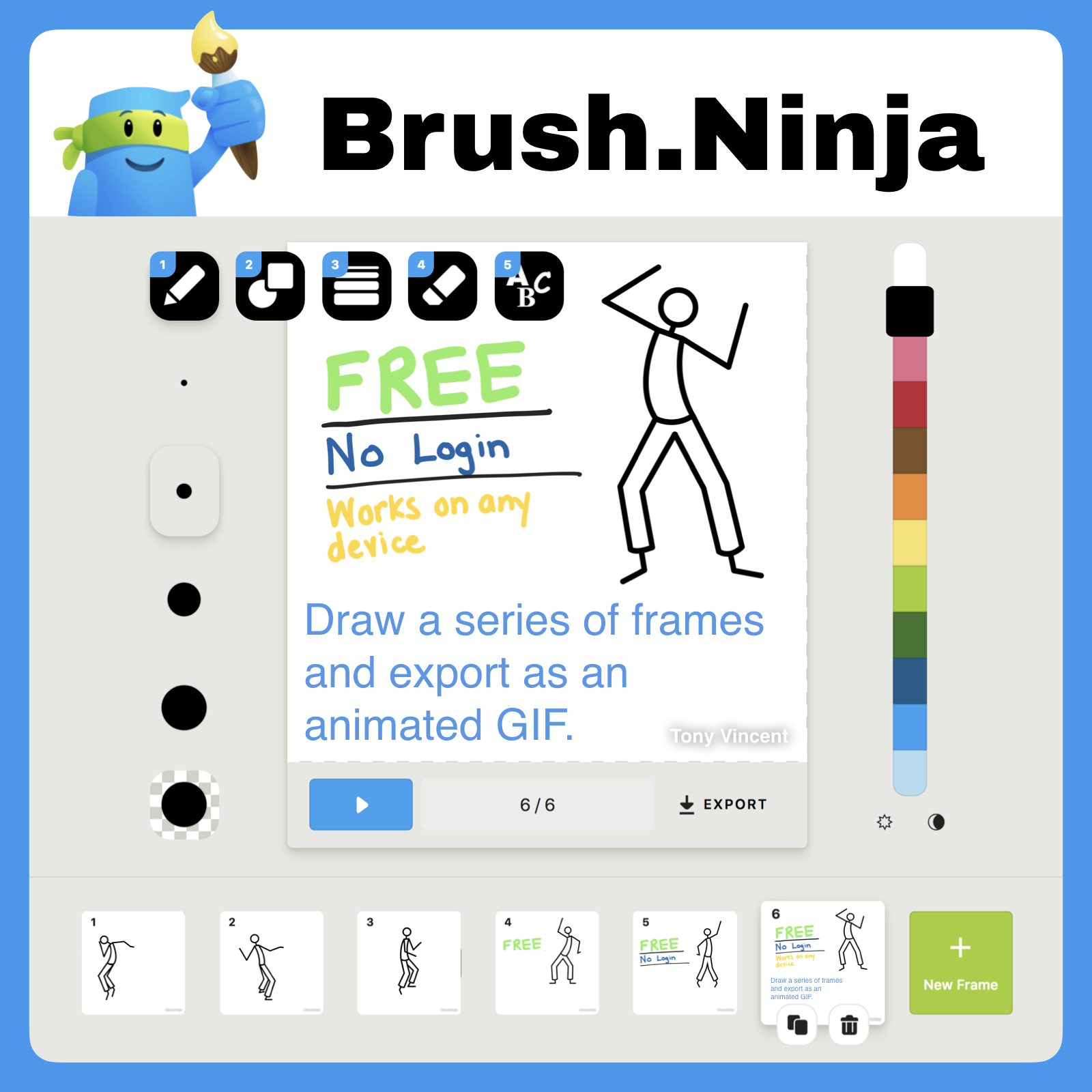 Brush Ninja - Free Creative Tools