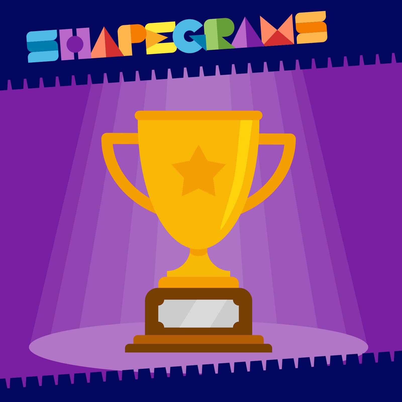 The Trophy Zipper challenge is a golden opportunity to practice skills learned from Shapegrams Lessons. 

Don&rsquo;t worry, the template comes with step-by-step instructions (and teachers can download them as a PDF).

Level = Outstanding Orange
⬜️⬜️