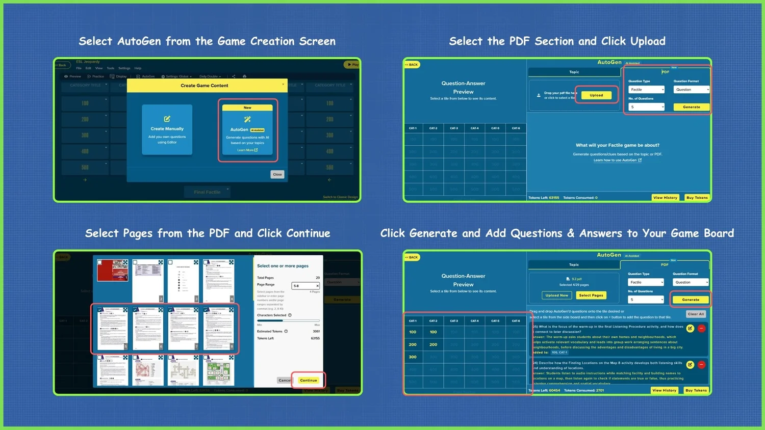 Go from PDF to a complete classroom Jeopardy experience with Factile ...