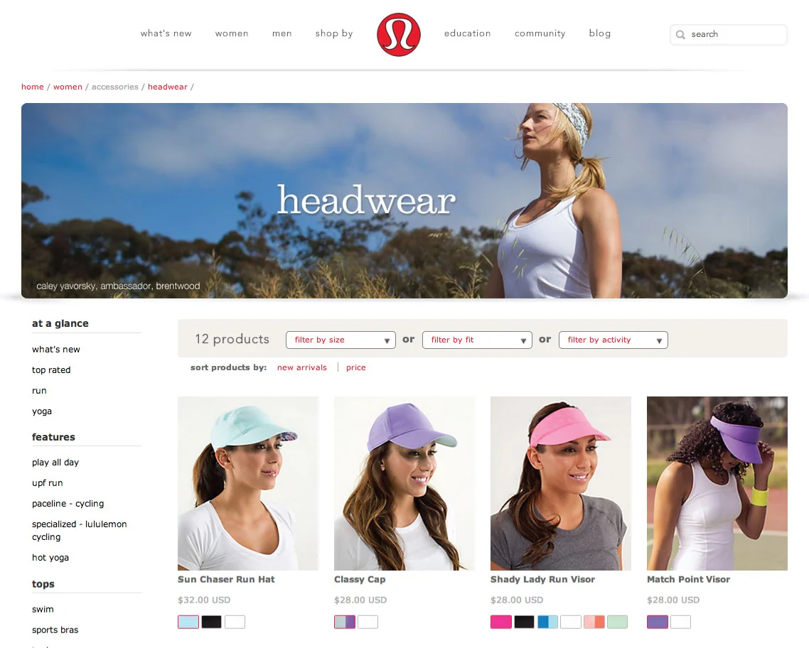 Headwear designs in stores this week!