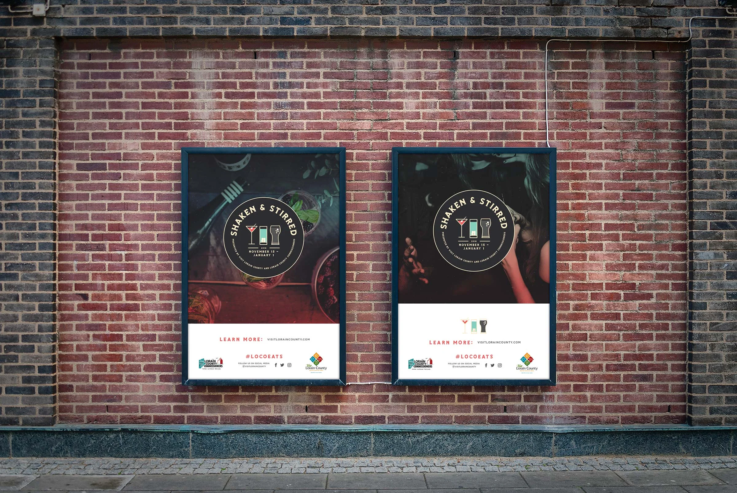 Mockup of posters created to promote the event