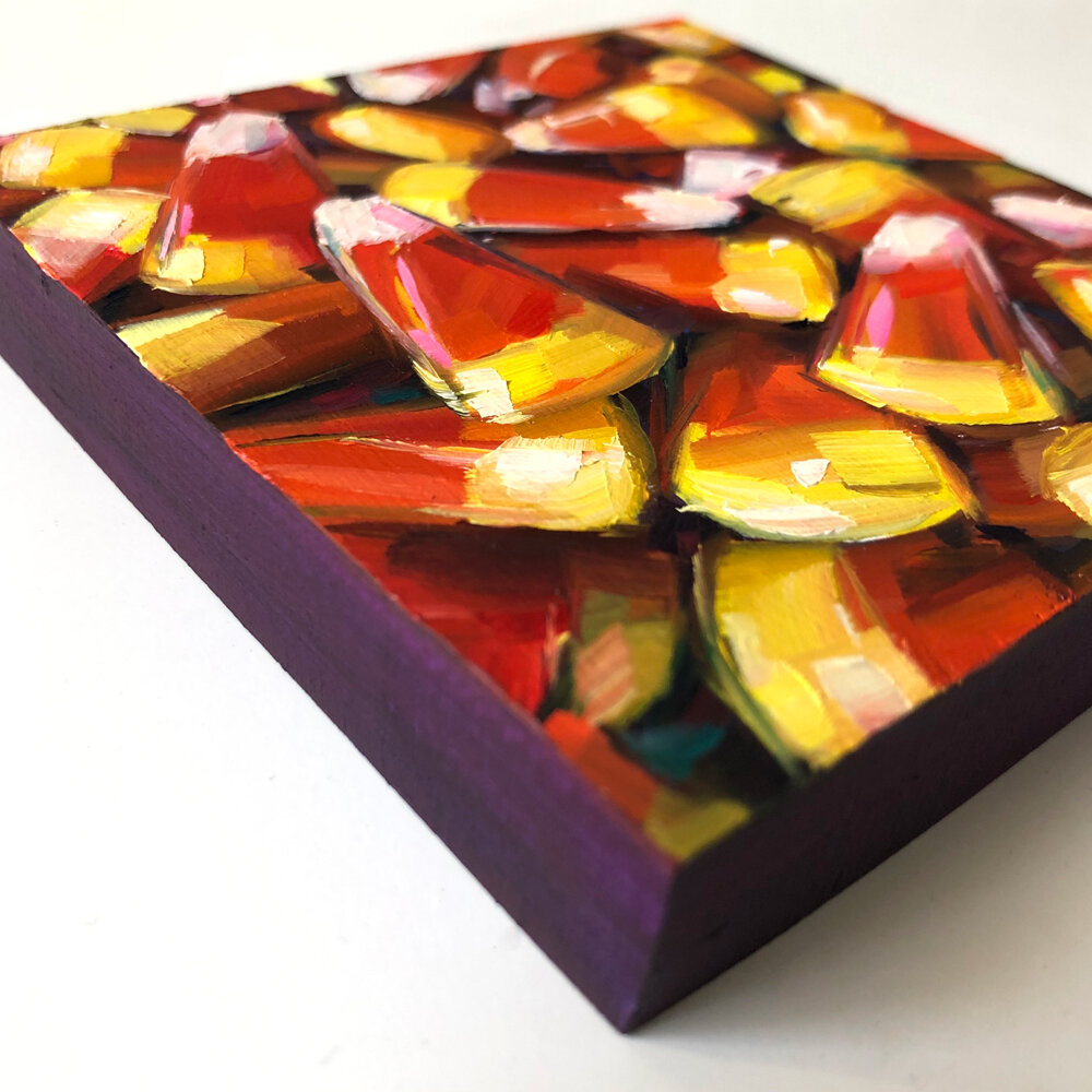 Candy Corn Original Painting — Art by Alyssa