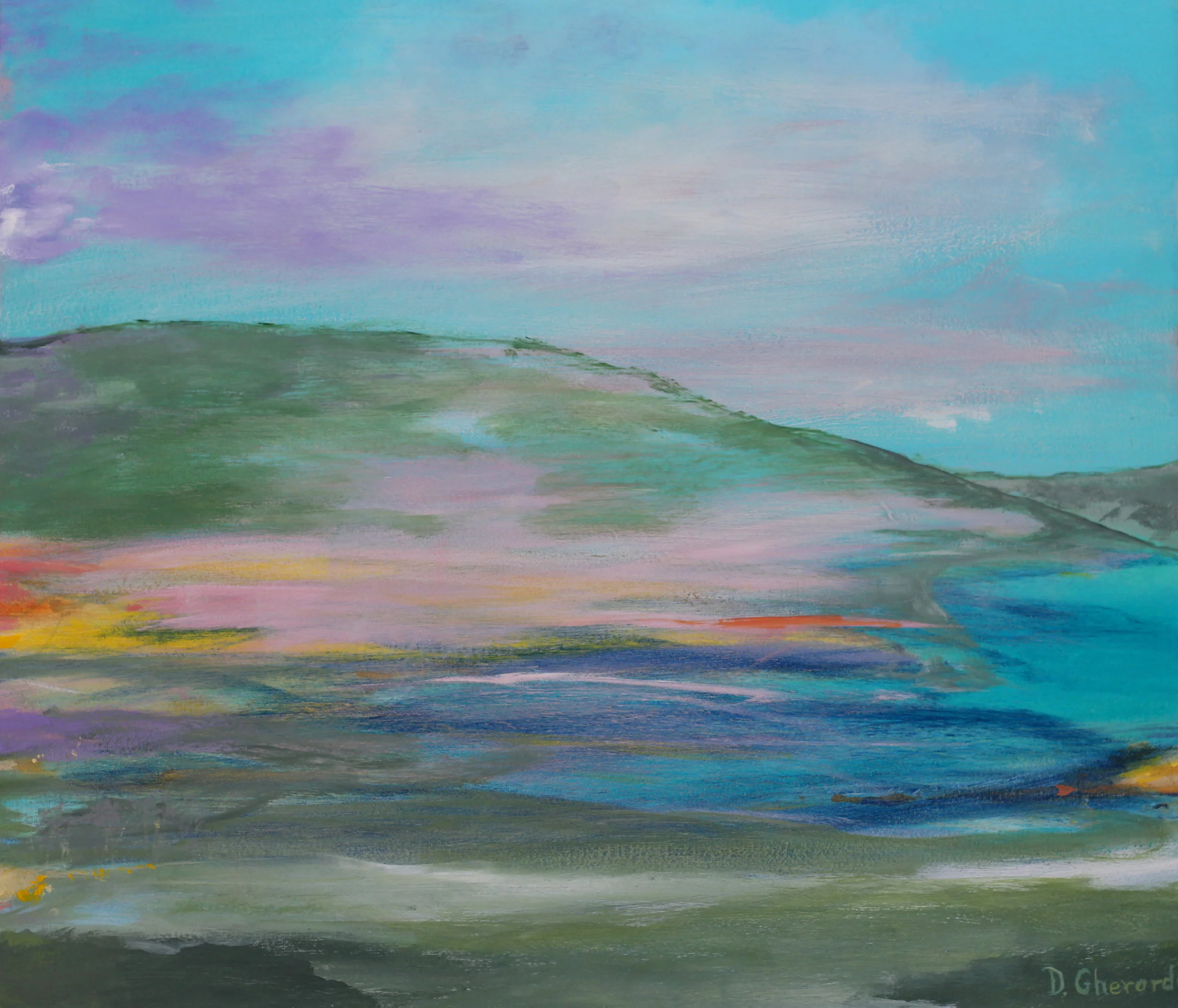 2 of 2 Light upon the valley after Hockney $250