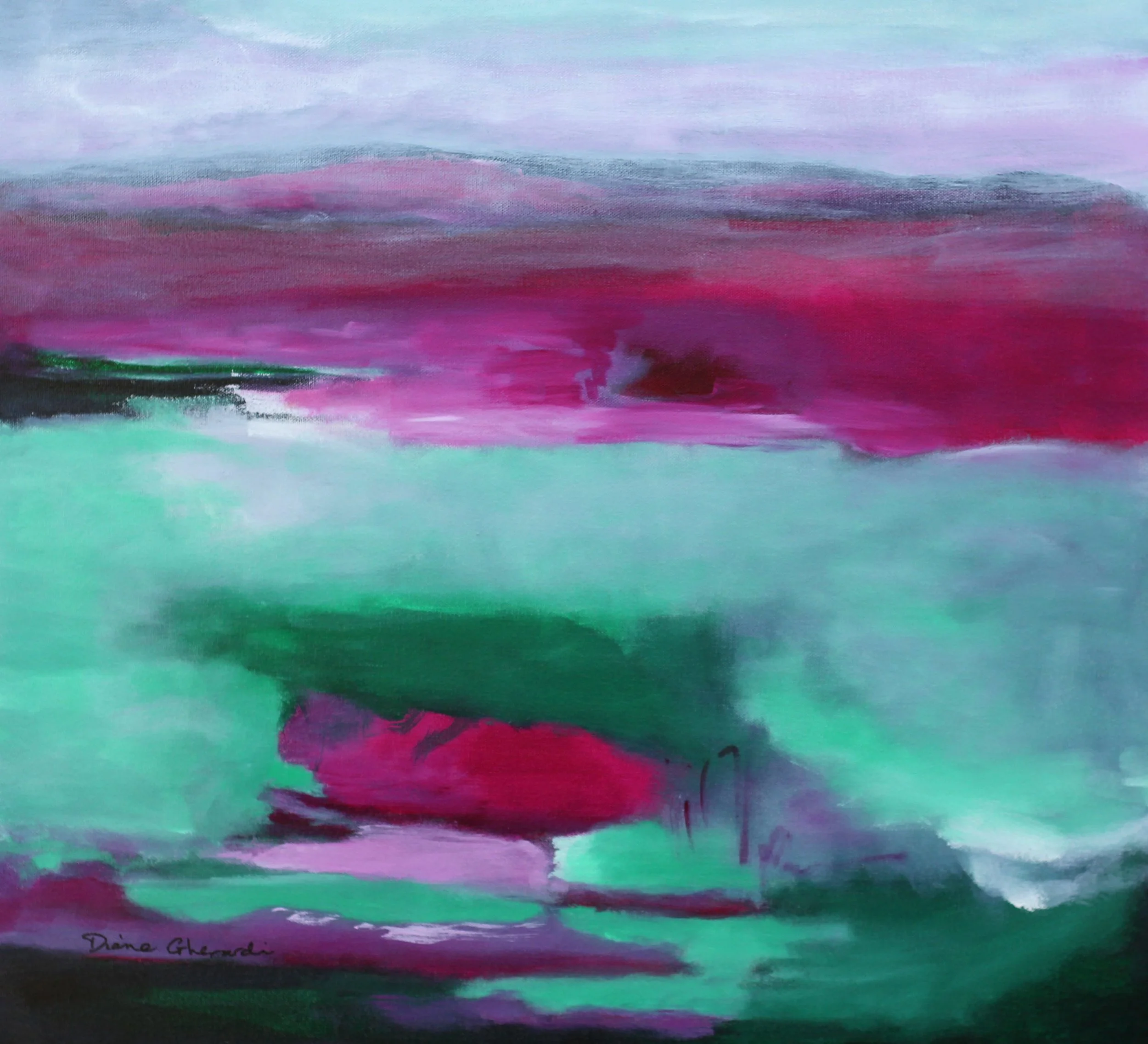 Magenta Night Sky $290