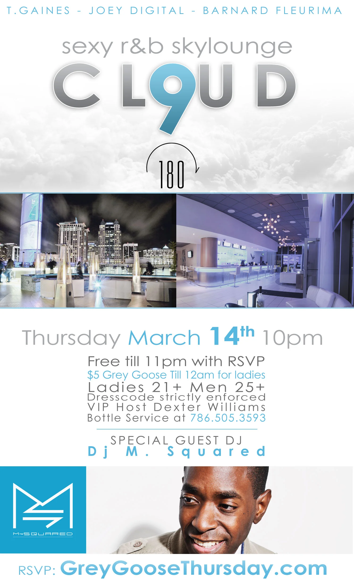 ORLANDO! Join Me This Thursday Night, doing a Special Guest DJ Set at the 180 Grey Goose Lounge at the Amway Center! Big up Grey Goose Vodka - Tgaines Entertainment - Joey Digital & Barnard Fleurima -Design the Mood-