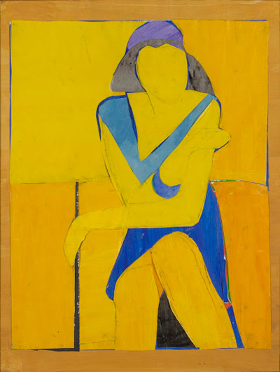 Untitled (Yellow Collage) 1966 Richard Diebenkorn