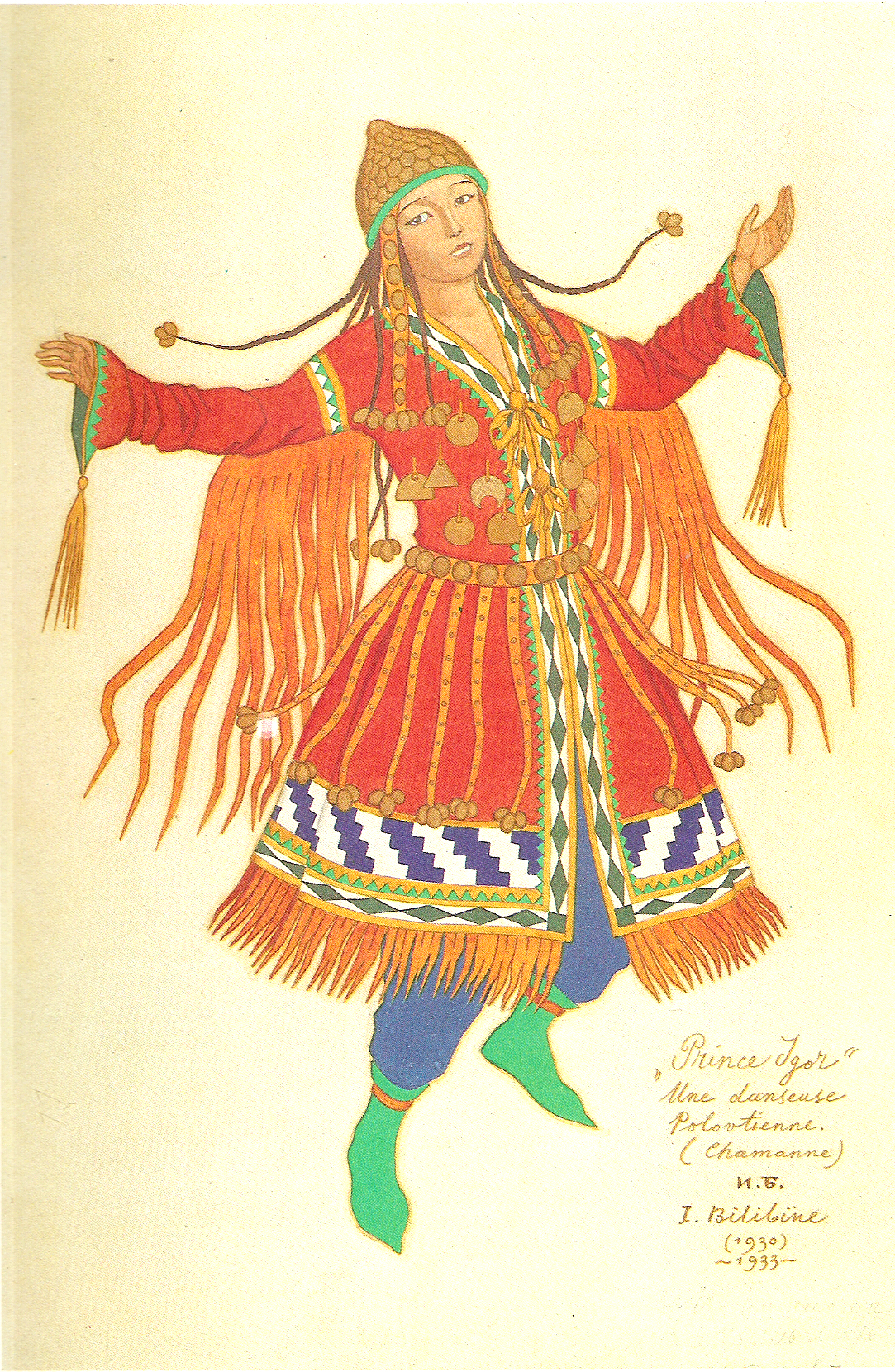 Ivan Bilibine 1930 Dance costume