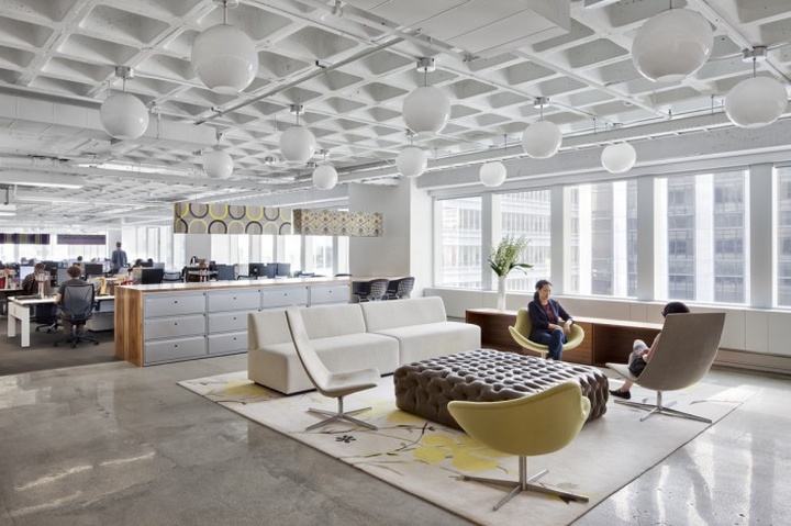 Shared space - BBC offices New York. Retail Design Blog