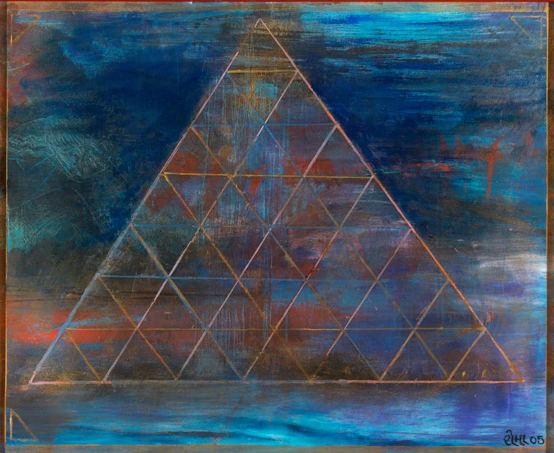 Blue triangles