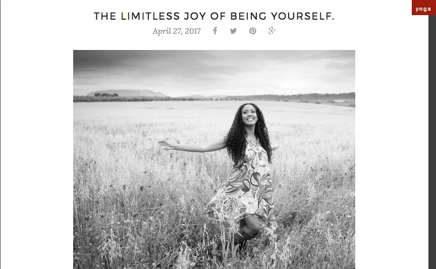 The Limitless Joy of Being Yourself