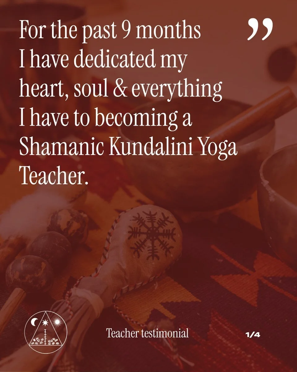 thanks to the gorgeous @the.innerlightco for these beautiful words ❤️all the feels ❤️ we begin in September for the next 200 hours Shamanic Kundalini Yoga teacher training ❤️ each one teach one &hellip;. ✨ link in bio 👆❤️