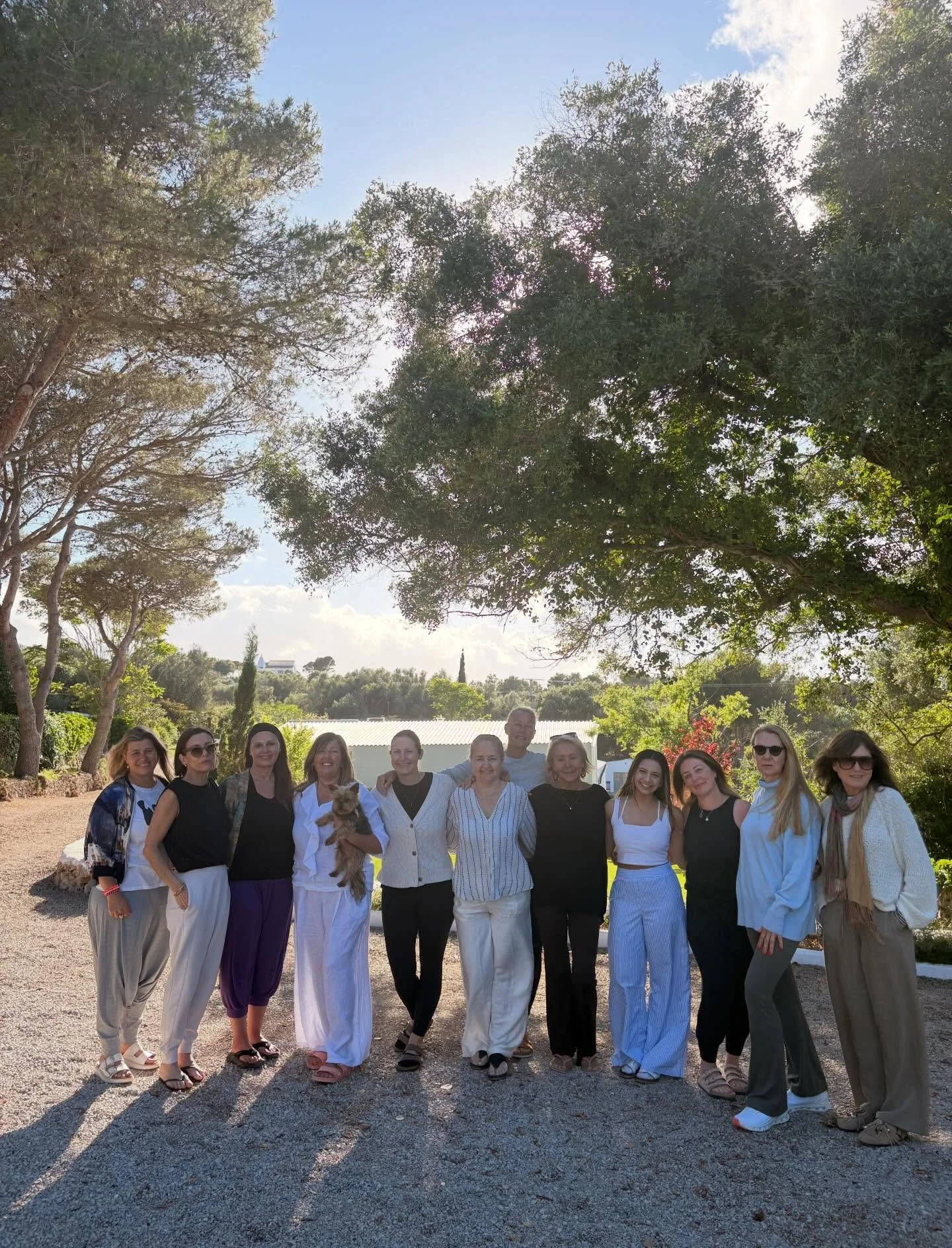 thanks to this beautiful gang who joined me here in Menorca for the FOREVER HELD RETREAT &hearts;️&hearts;️&hearts;️ an incredible journey &hearts;️ thanks to the gorgeous people at the @fincaespatrons for hosting us so kindly &hearts;️ and last but 
