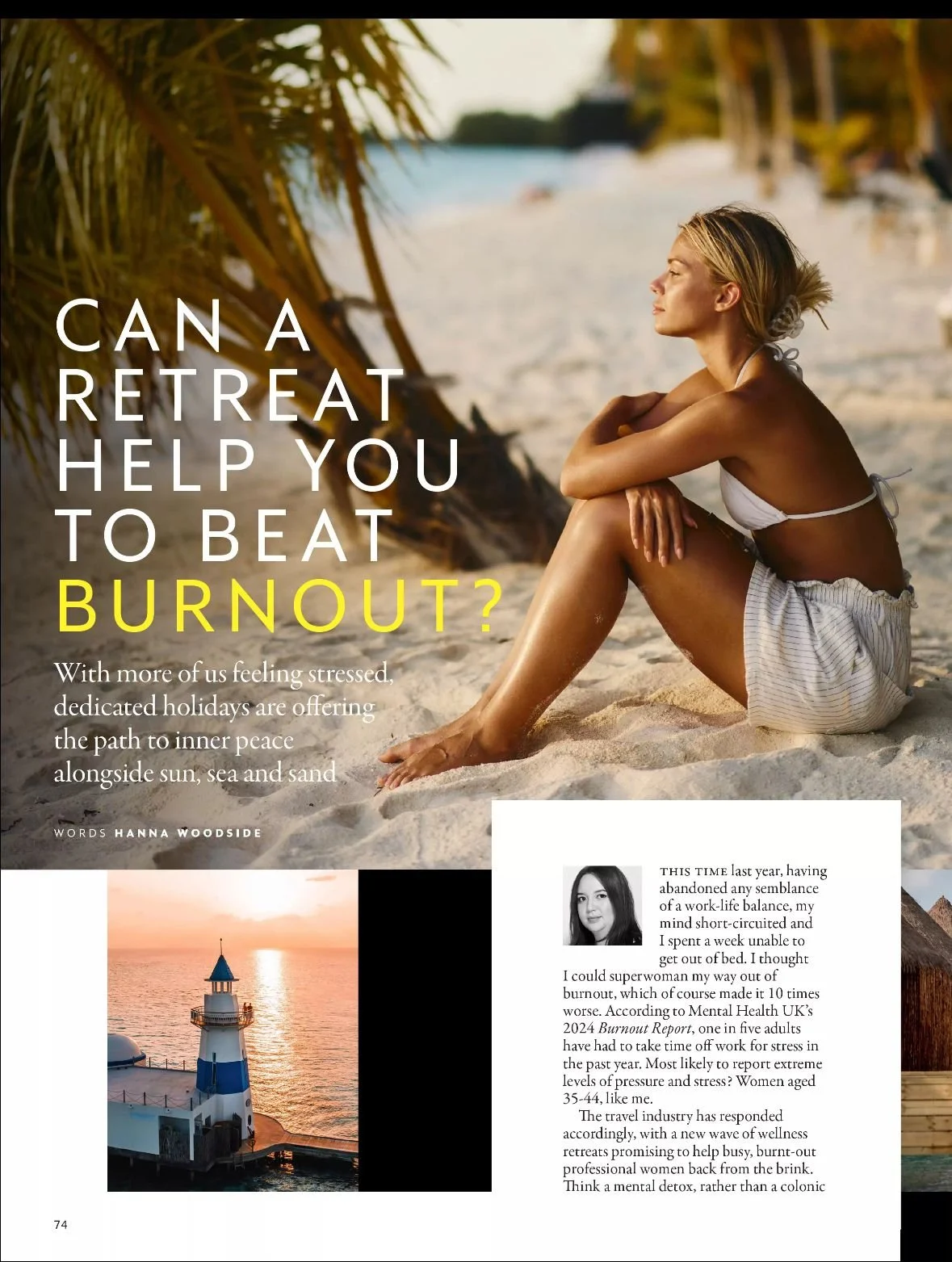 Grazia Travel - Can a retreat help you to beat burnout?