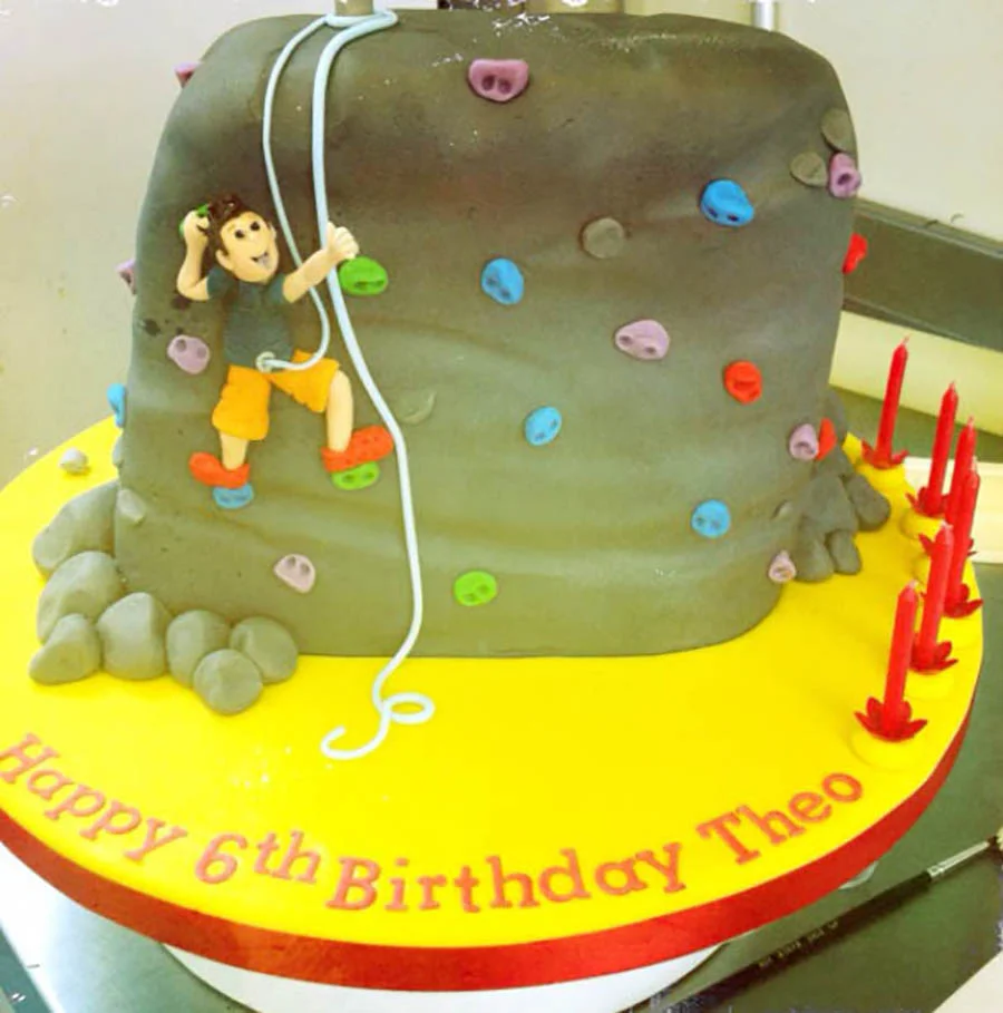 Rock Climbing Cake