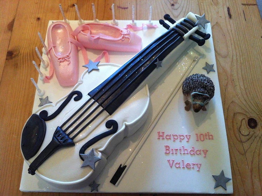 Violin Cake