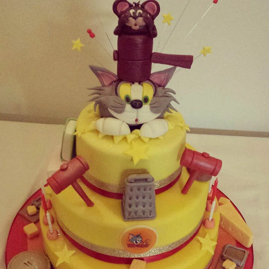 3 Tier Tom and Jerry Cake