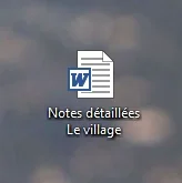 Mon précieux fichier Word à moi que j'ai reçu..
