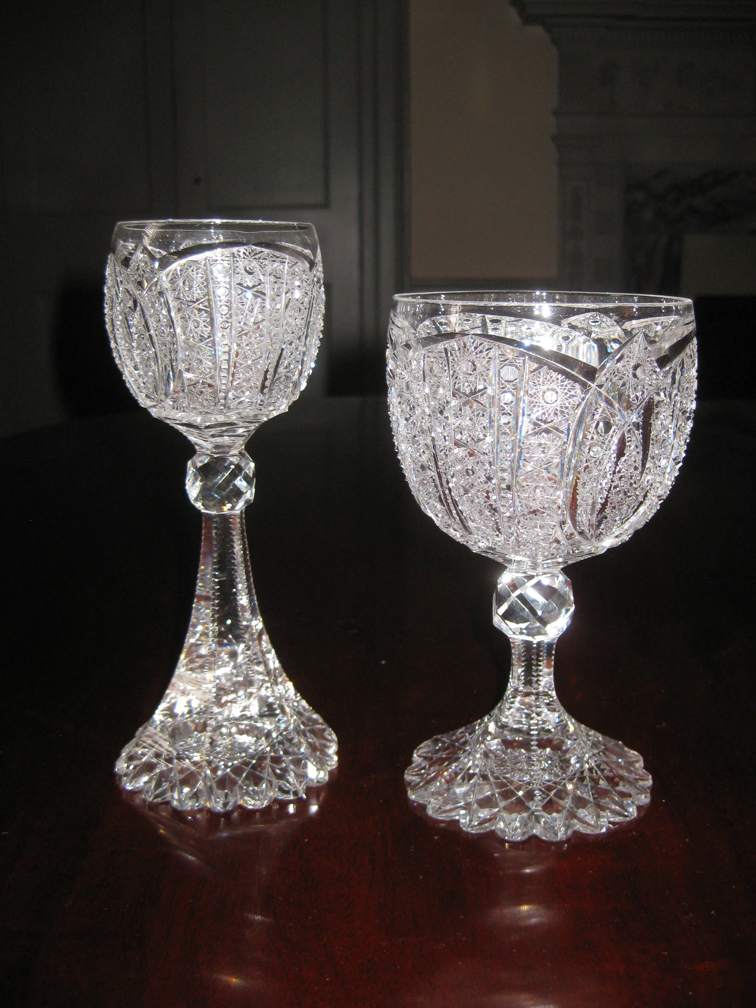Libbey Brillant Cut Stemware