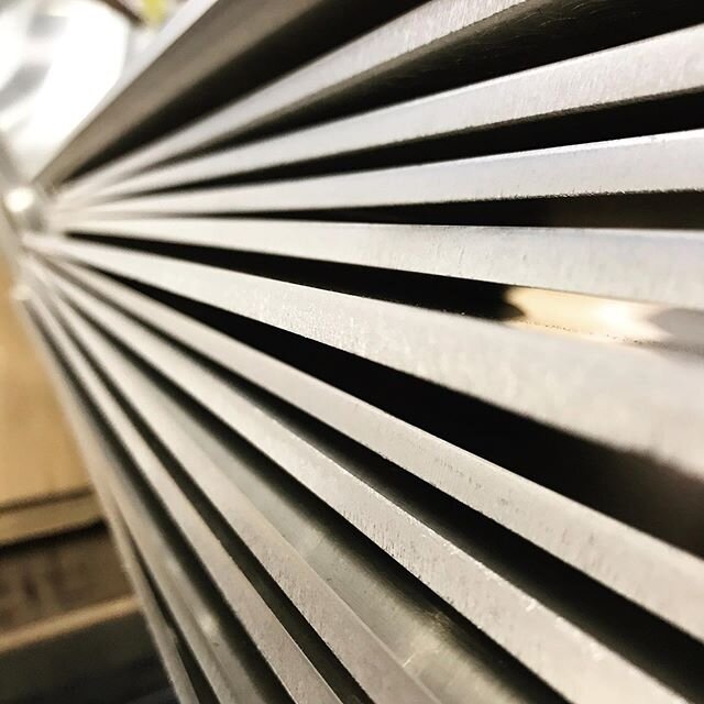 Who can guess which machine we cut this 1/2&quot; stainless steel on? Waterjet or laser?⁠
.⁠⠀
.⁠⠀
.⁠⠀
#wip #stainlesssteel #metalfab #waterjet #lasercut #flowwaterjet #trumpf #fabrication #modernmetalshop