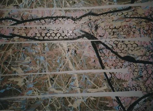 Latex Paint on Canvas