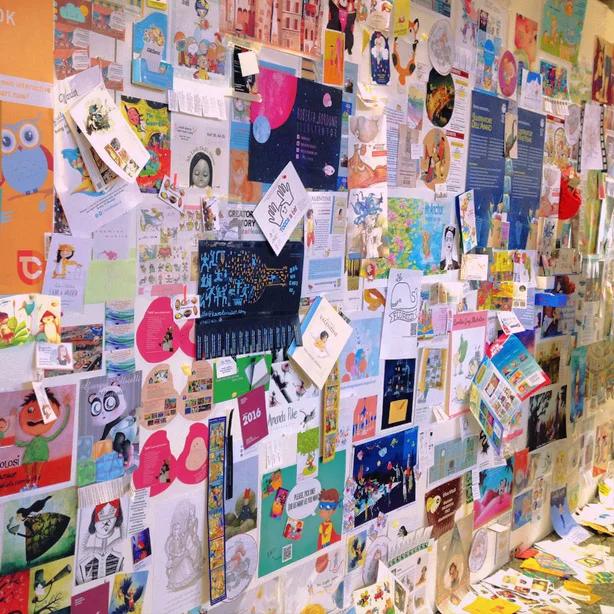 This is what the walls looked like in the aftermath. 
