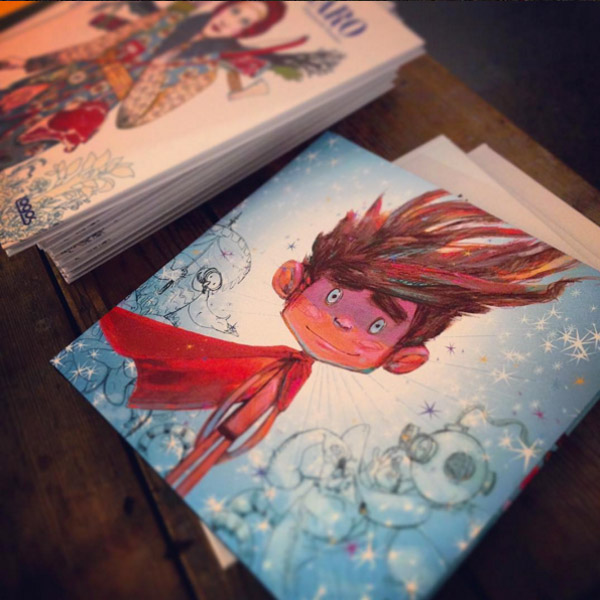 Feeling in good company, placed next to one of my favorite illustrators, Emmanuel Hodart.