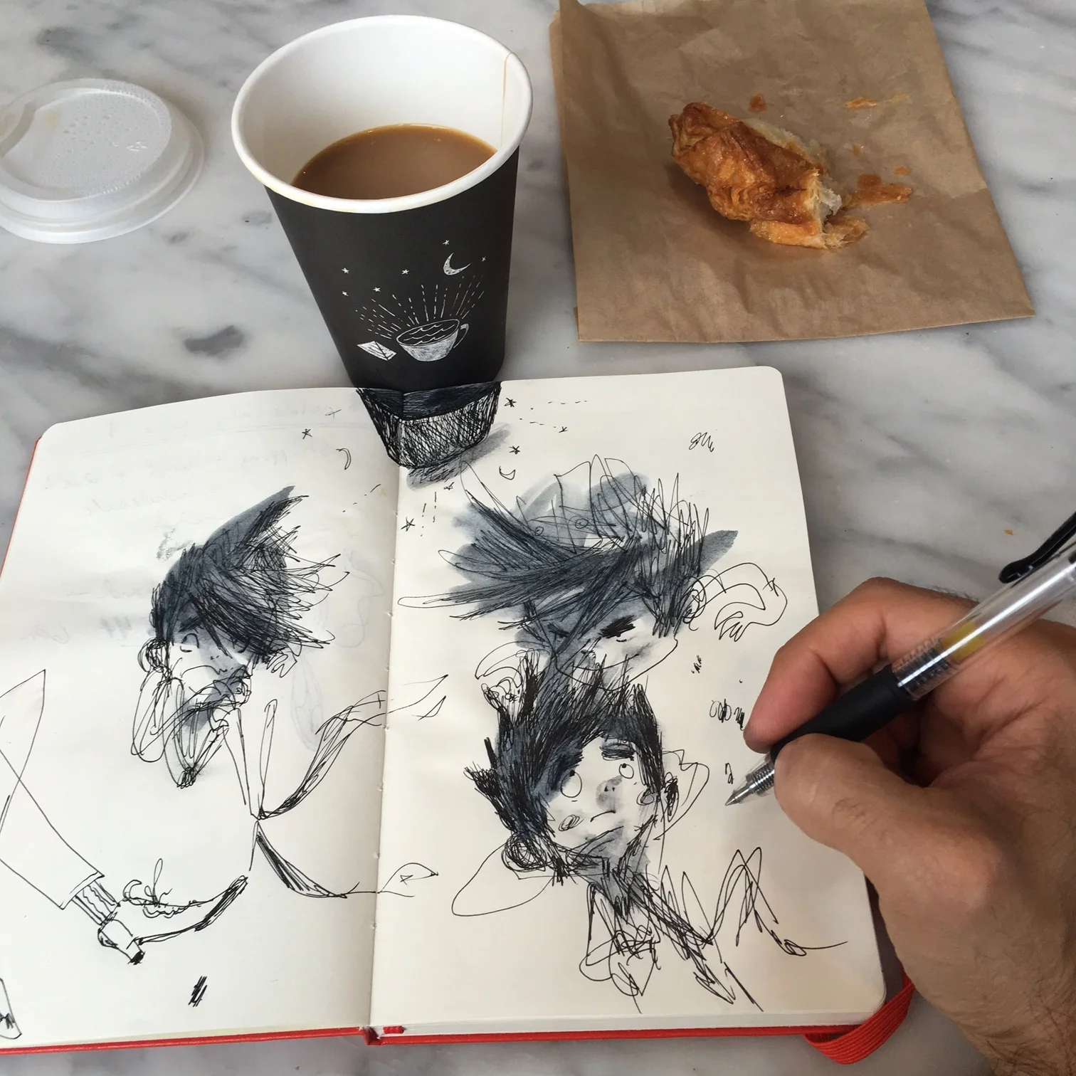 Morning sketch at The Mill SF
