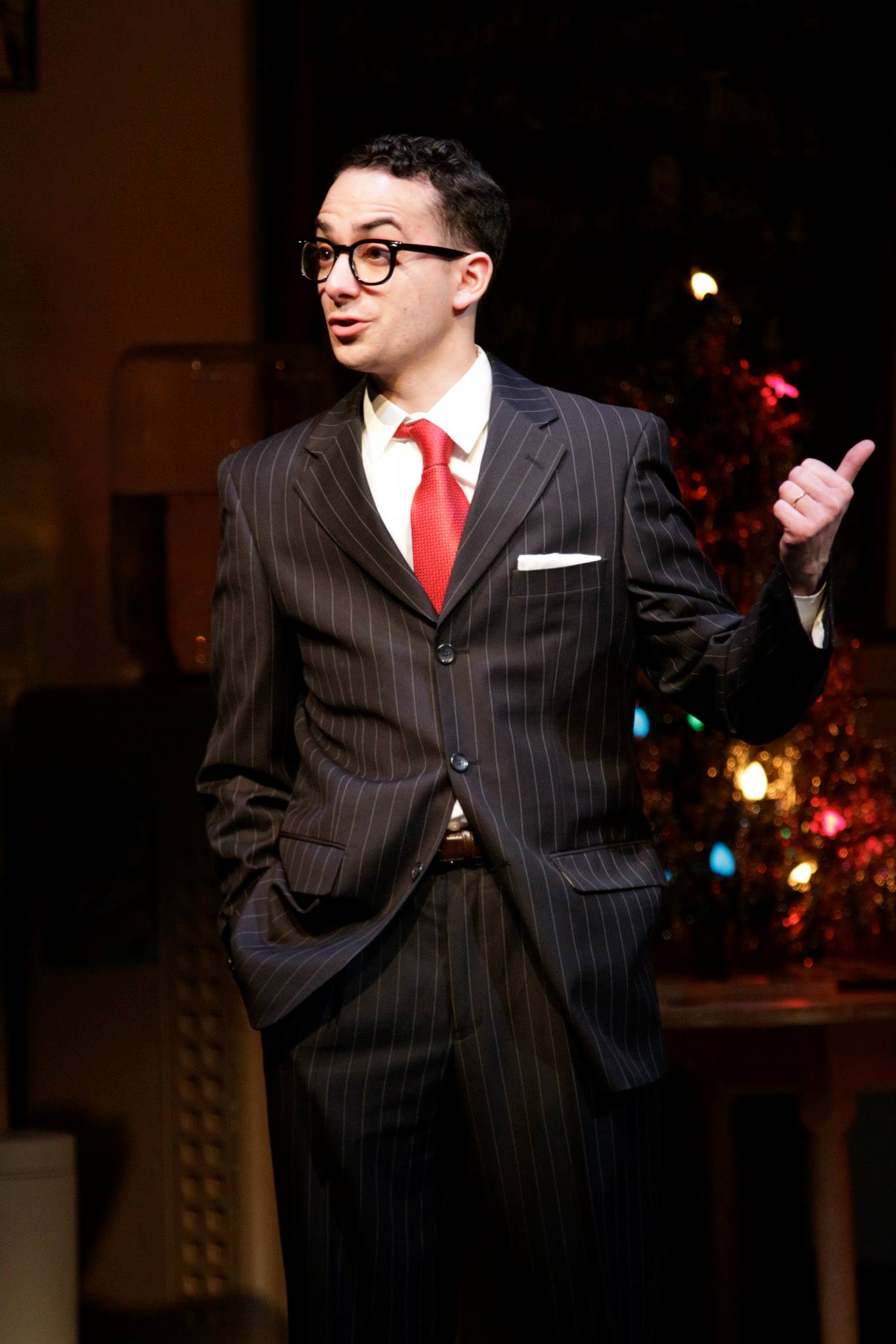 Lucas in "Laughter on the 23rd Floor" at Bristol Riverside Theatre