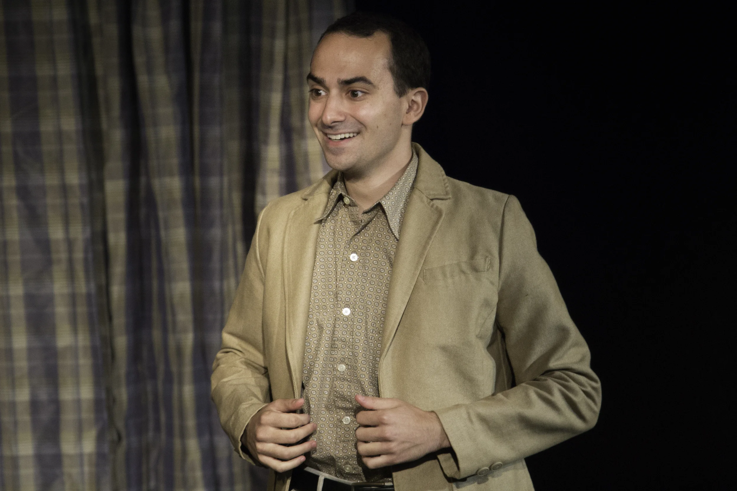 Fenton in Hedgepig Ensemble Theatre's The Merry Wives of Windsor." Credit: Ben Gunderson