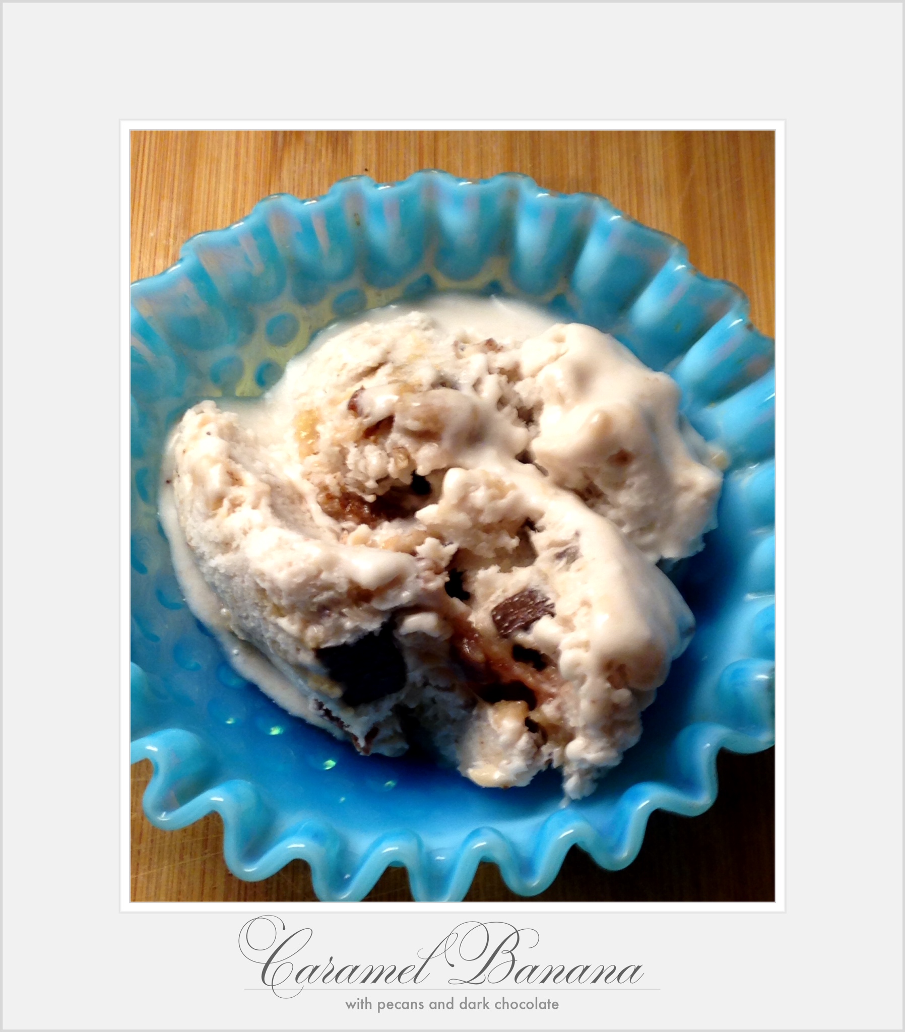 A coconut milk ice cream delight.