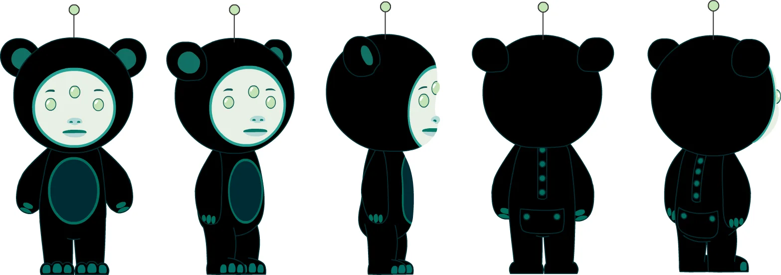 Lead Character Ink and Color 