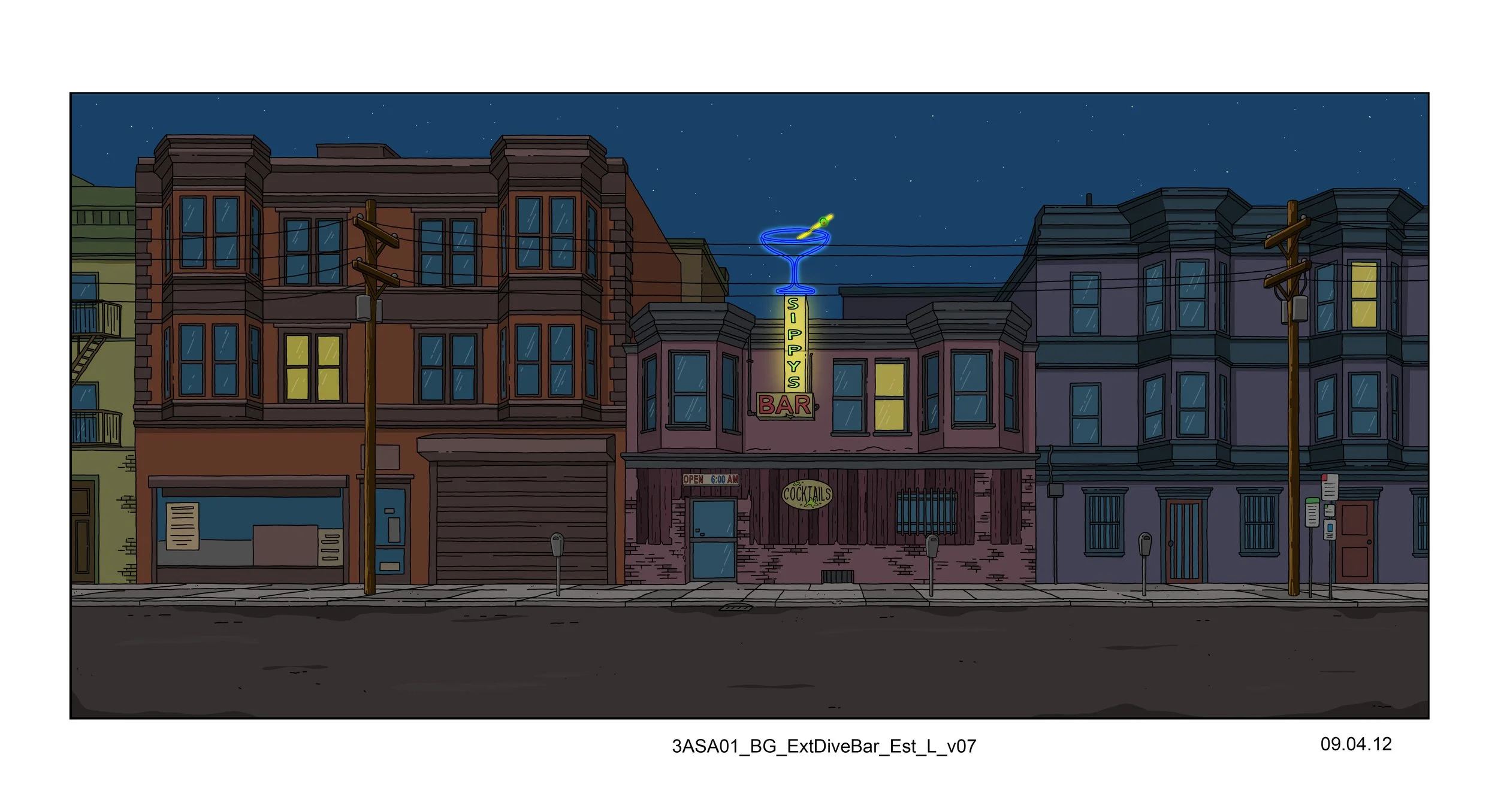 Bob’s Burgers on FOX   Background Test - Night