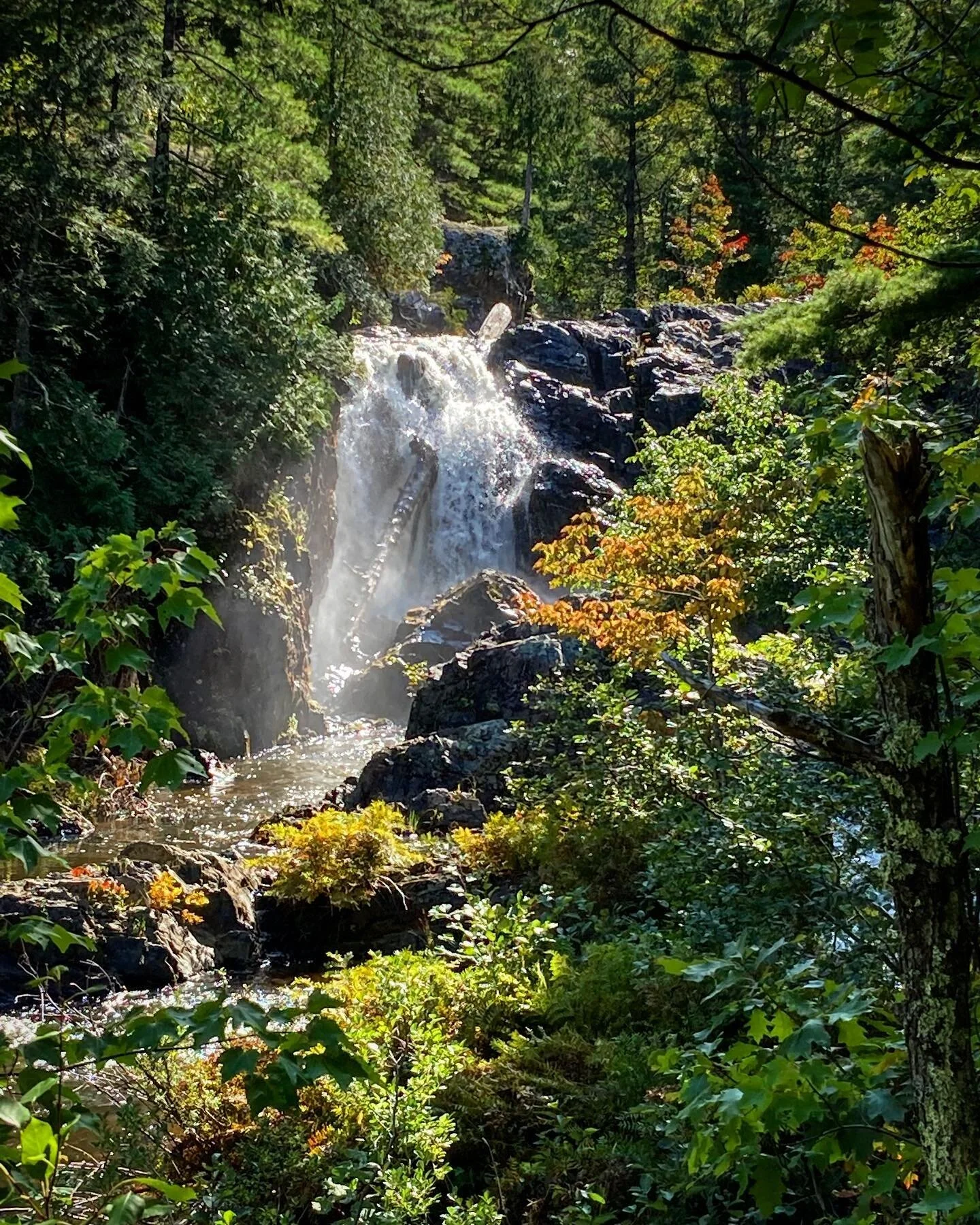 #water always wins. #hike #marquettemichigan #deadriverfalls