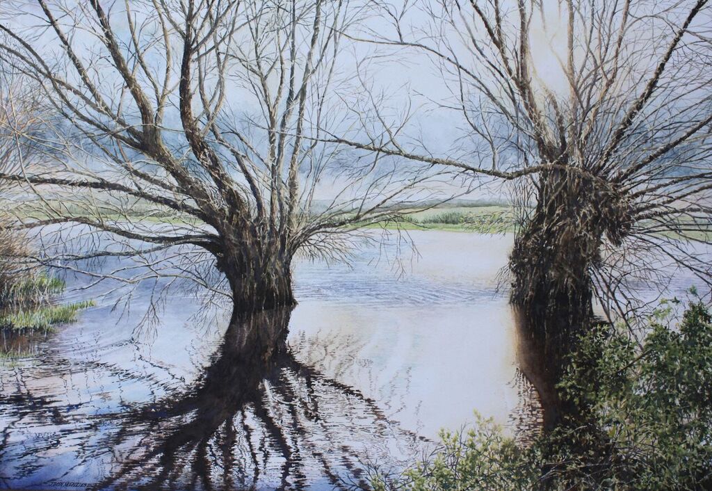 "Dance & Drama" Original Watercolour by winner John Menzies