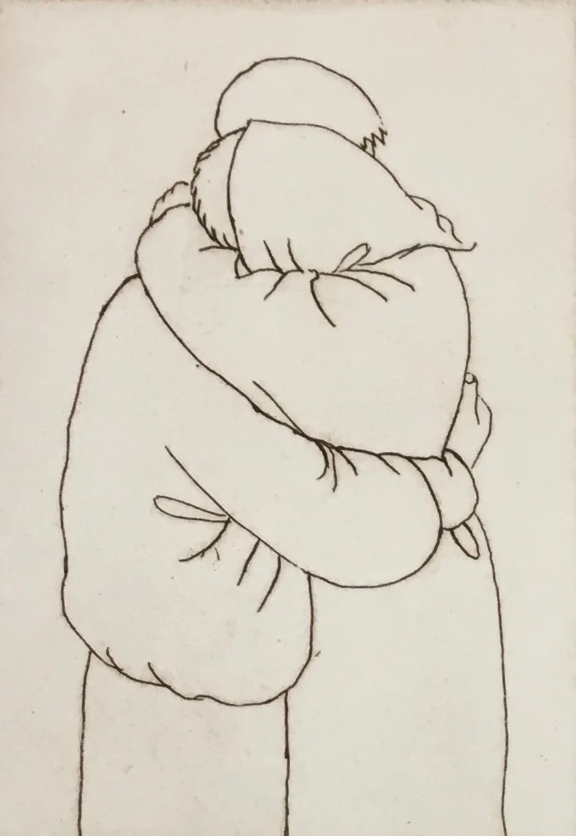 Embrace (with scarf)