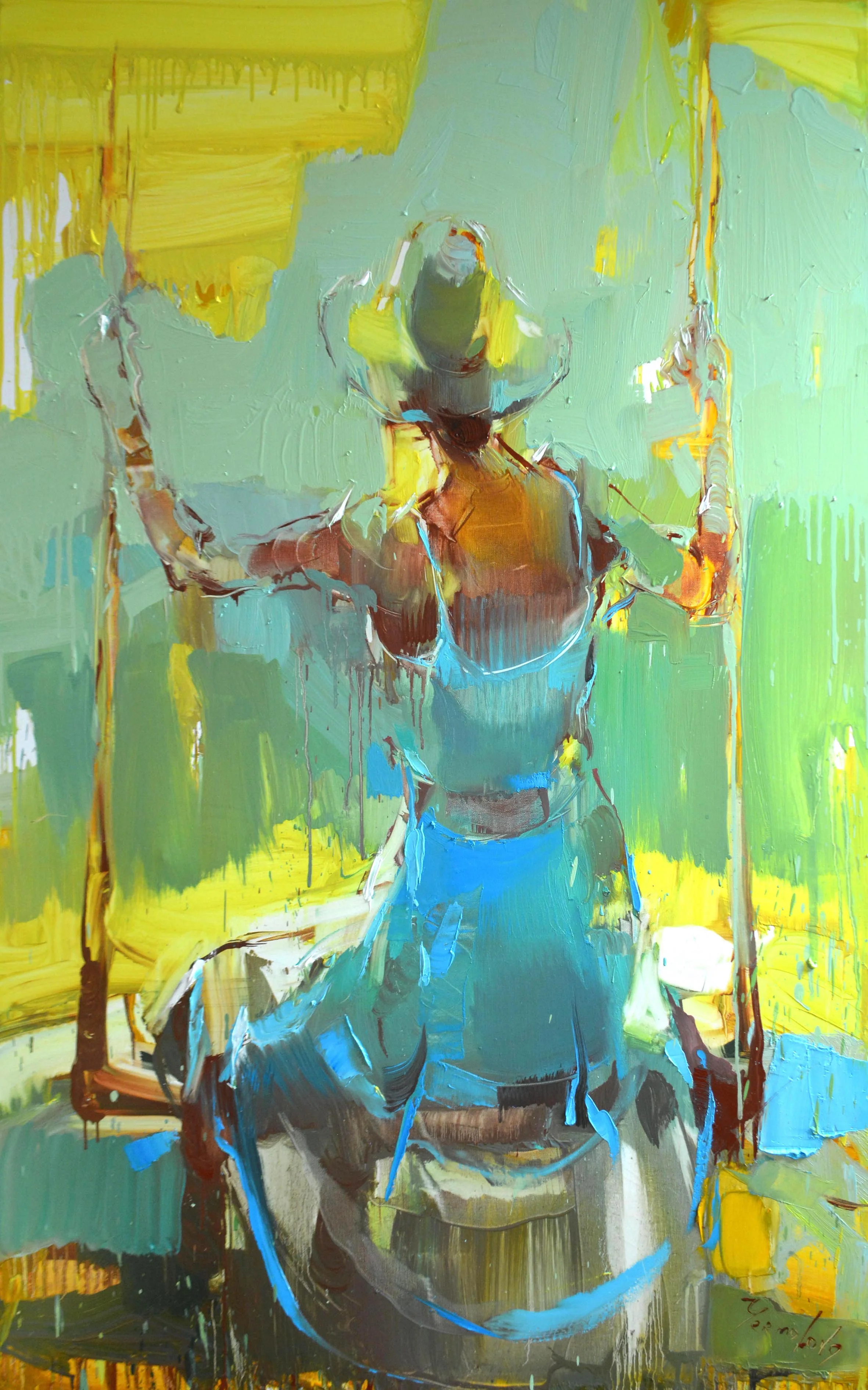 Iryna Yermolova "Dream about Summer" Original Oil on Canvas