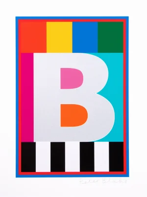 The Dazzle Alphabet Letter B