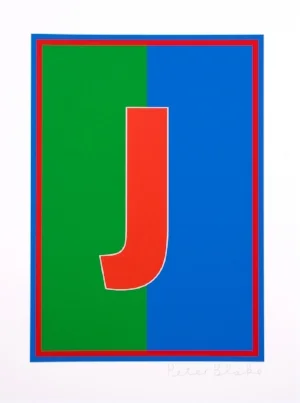 The Dazzle Alphabet Letter J