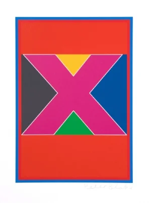 The Dazzle Alphabet Letter X