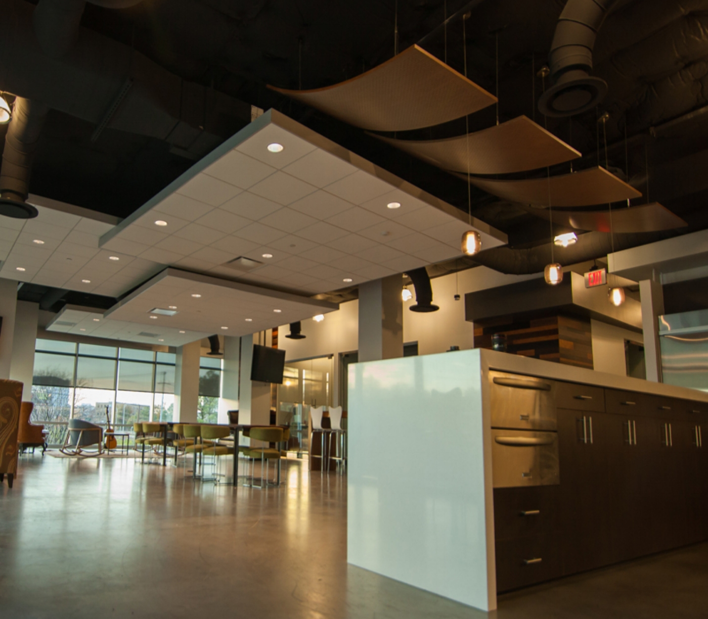 Open Plenum vs Acoustical Ceiling
