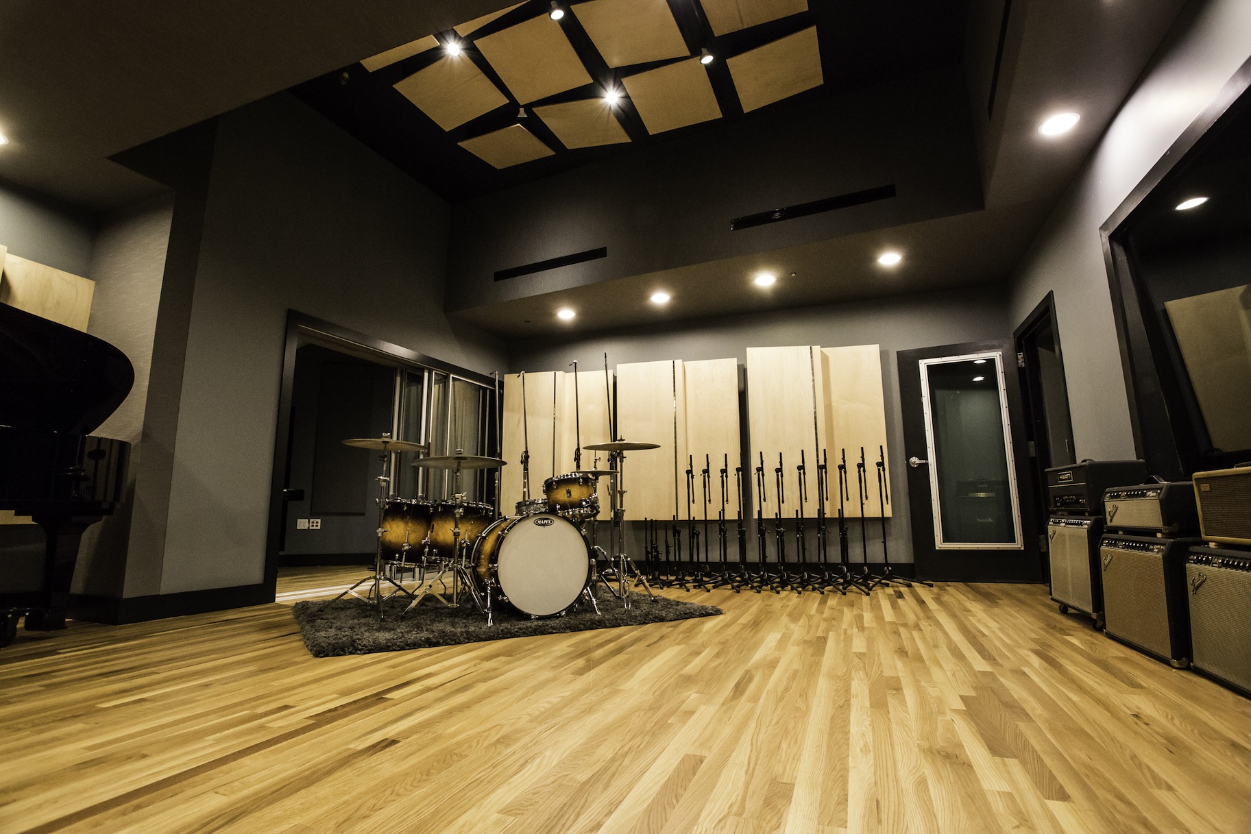 Acoustic Ceiling Tiles Flooring For Recording Studios