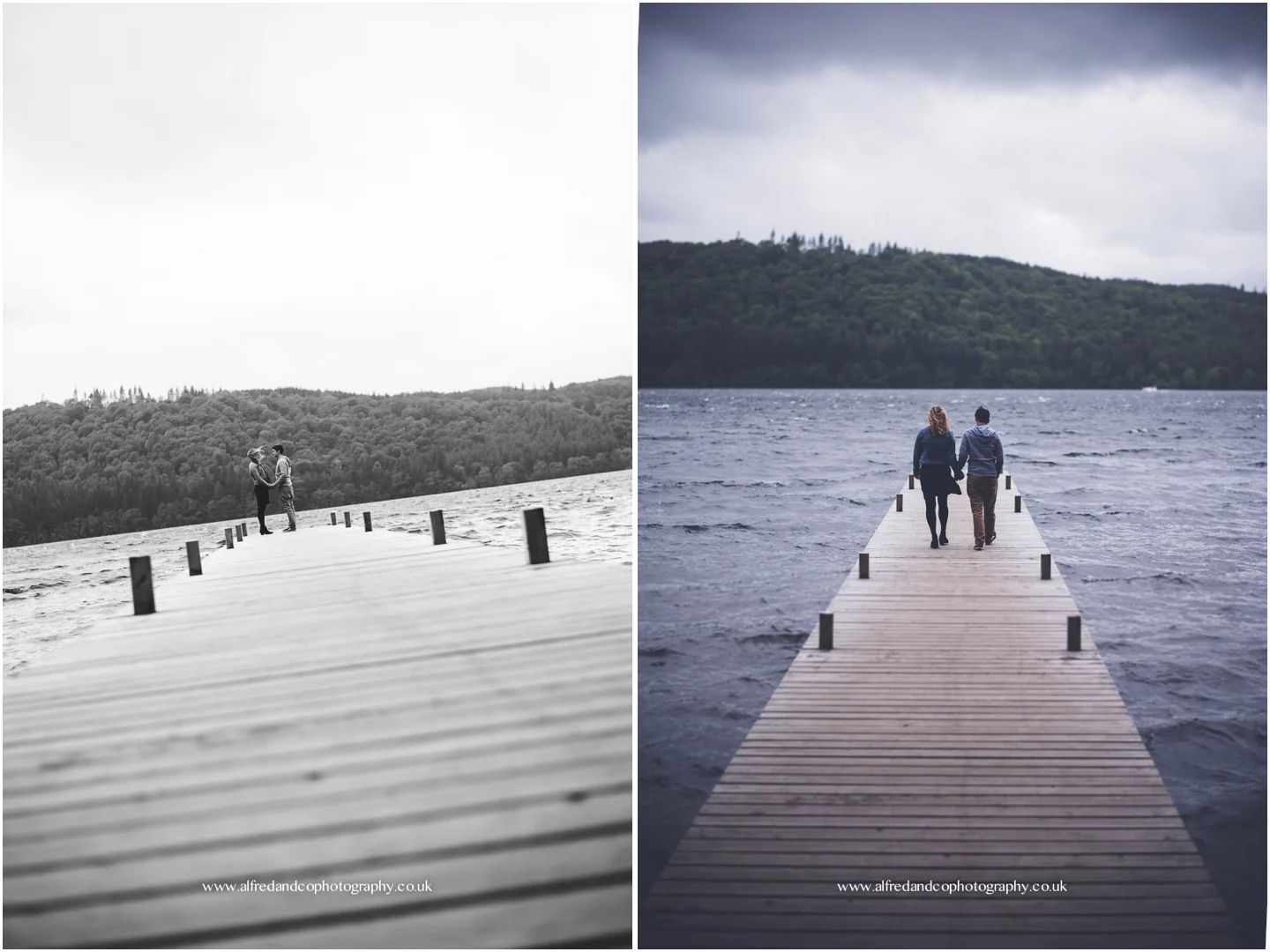 couples photoshoot lake district
