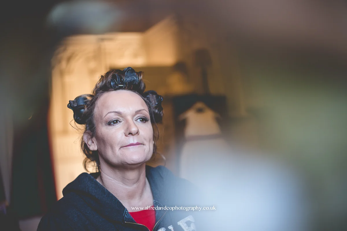 bride getting ready