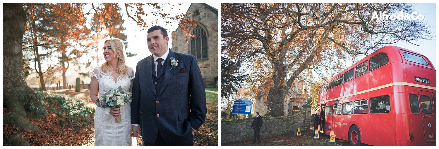 lancashire heritage wedding red bus
