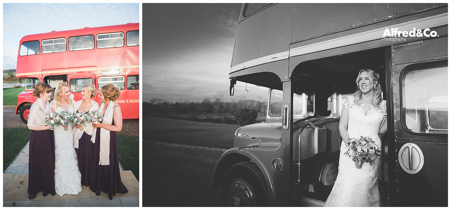 Yorkshire Heritage Red Wedding Bus 