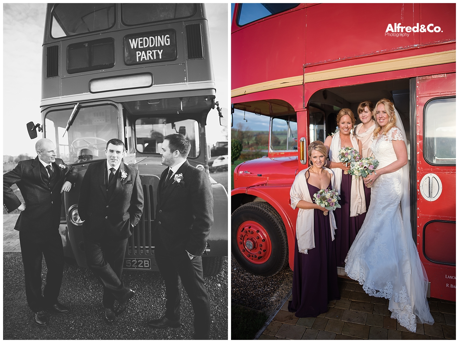 Yorkshire Heritage Red Wedding Bus