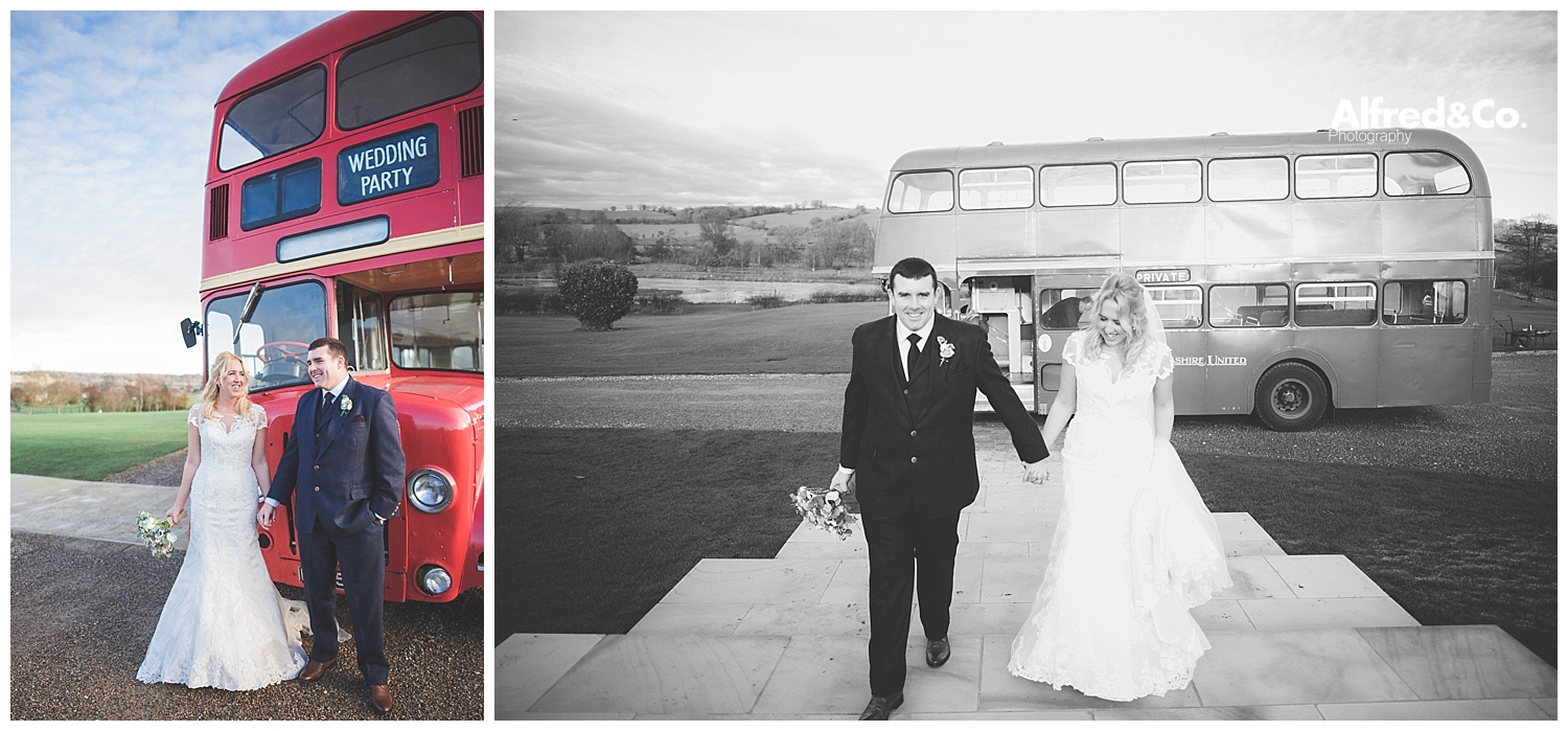 Yorkshire Heritage Red Wedding Bus