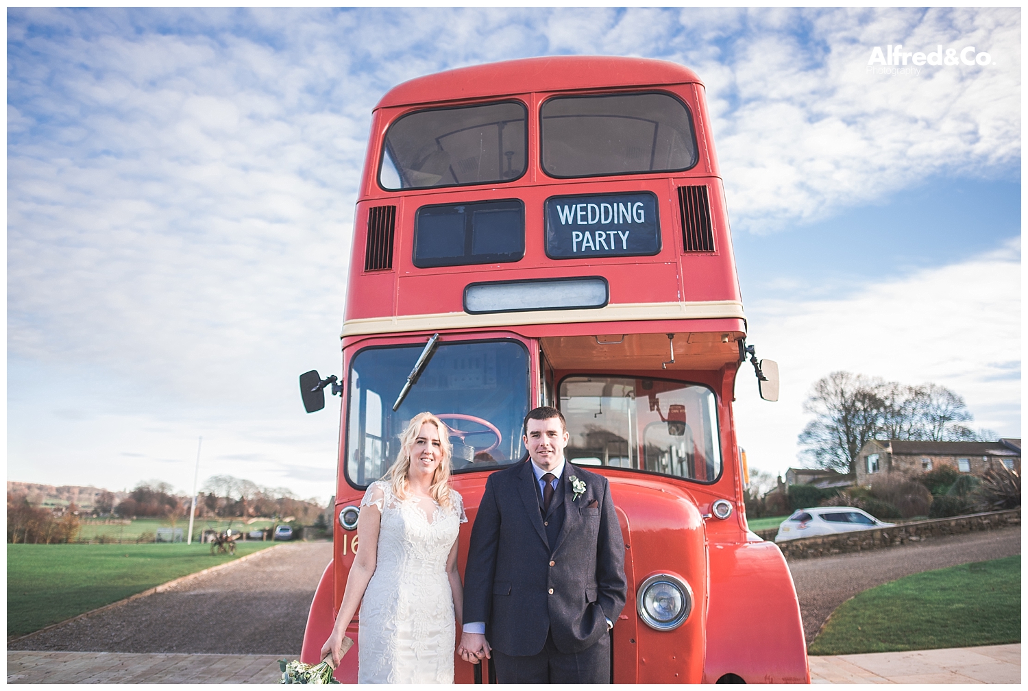 Yorkshire Heritage Red Wedding Bus 
